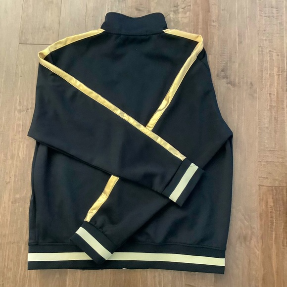 Hudson Outerwear Black with Gold Trim Jacket, Size 2X - Picture 3 of 4